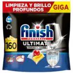 Finish Powerball Ultimate Infinity Shine - Pastillas para Lavavajillas contra Manchas