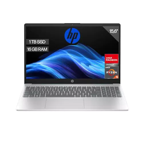 HP Ryzen 5-7520U 16GB RAM 1TB SSD Ordenador portátil 15.6" FHD QWERTY Español