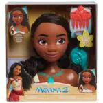 Just Play Cabeza para Peinados Princesa Moana Disney, Juguete de Simulación