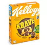Kellogg's Krave Choco Nut – Cereal de desayuno con chocolate y avellanas
