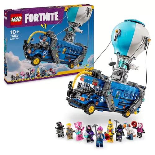 LEGO Fortnite Autobús de Batalla 77073 con Minifiguras y Accesorios para Niños