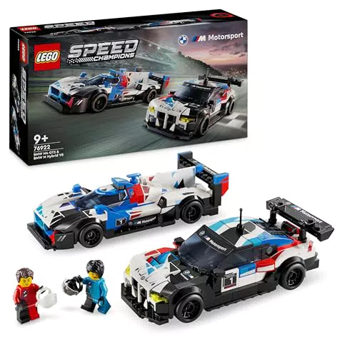 LEGO Speed Champions BMW M4 GT3 y BMW M Hybrid V8 Set de Coches de Juguete