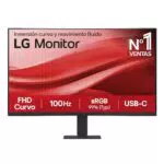 LG 27U421A-B Monitor curvo FHD 27 VA 100Hz USB-C sRGB 99% ajuste de inclinación