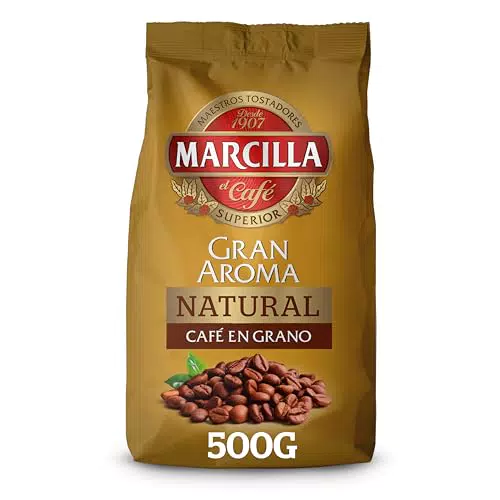 Marcilla Gran Aroma Café en Grano Natural, 500g