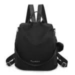 OLIVIA WONG Mochila Antirrobo Impermeable Convertible en Bolso con Asa Desmontable