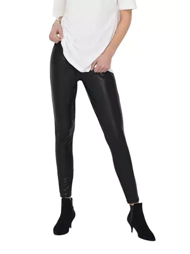 ONLY NOS Mujer Onlcool Coated Legging Noos – Leggings de moda mujer