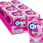 Orbit Refreshers chicles sin azúcar sabor Bubblemint para aliento fresco
