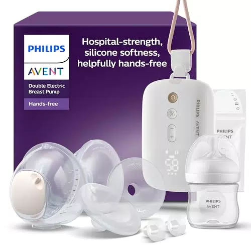 Philips Avent extractor de leche eléctrico doble manos libres SCF547/11