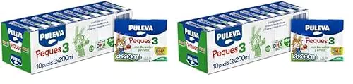 PULEVA Peques 3 con cereales y fruta para niños de 12 a 36 meses