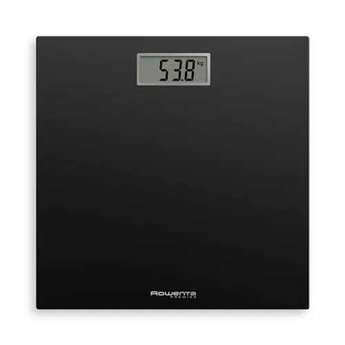 Rowenta Classic Báscula de Baño BS1903V0 con Pantalla Invisible de Fácil Lectura
