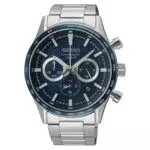 Seiko SSB445P1 reloj analógico de cuarzo para hombre con correa de acero inoxidable