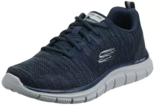 Skechers 232298, Zapatillas Hombre, Navy Knit Gray Trim