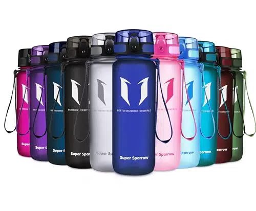 Super Sparrow Botella de Agua Deportiva Sin BPA - Modelo 500ml