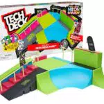 Tech Deck Neon Mega Park X-Connect Creator - Rampa de Skate para Dedos Personalizable