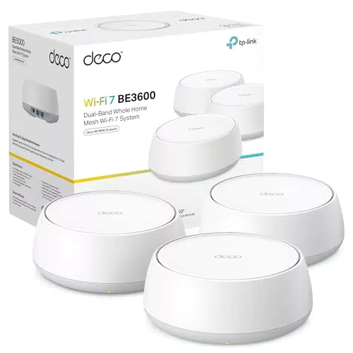 TP-Link Deco BE3600 Mesh Wi-Fi 7 doble banda con HomeShield y puertos multigig