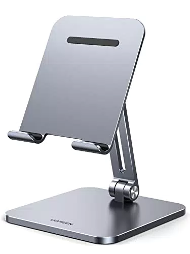 UGREEN soporte plegable de aluminio para tablet y móvil compatible con iPad y Galaxy Tab