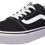 Vans Old Skool Platform, Zapatillas Mujer, Negro/Blanco