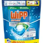 Wipp Express Power Caps detergente en cápsulas para lavadora limpieza profunda