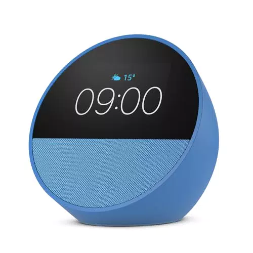Amazon Echo Spot 2024 - Despertador inteligente con sonido de calidad y Alexa