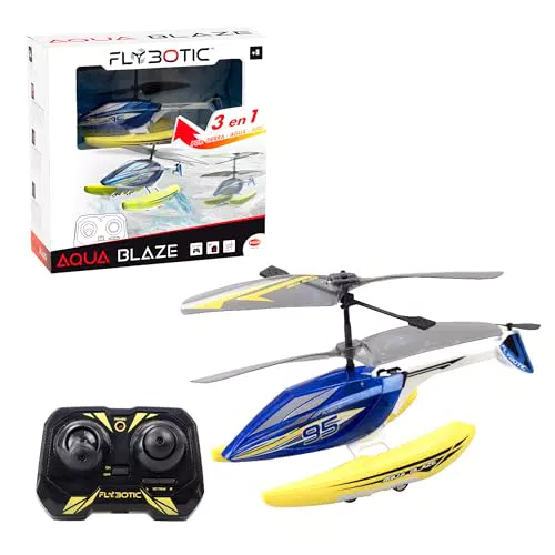 Bizak Flybotic Aqua Blaze helicóptero teledirigido 3 en 1 con radio control