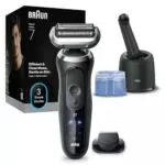 Braun Series 7 Afeitadora Eléctrica Hombre Seco y Mojado con Centro de Limpieza