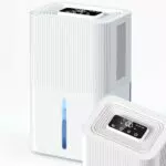 Deshumidificador eléctrico silencioso portátil con apagado automático y luz nocturna