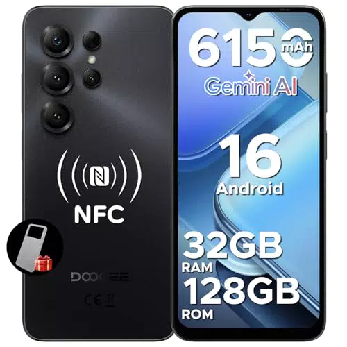 DOOGEE Note56X Pro Smartphone Octa Core 6.56" HD+, 128GB, 6150mAh, NFC, 4G