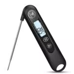 DOQAUS Termómetro Digital de Cocina con Sonda Plegable y Pantalla LCD