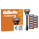 Gillette Fusion5 maquinilla de afeitar para hombre con recambios y recortadora
