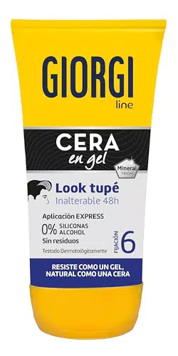 Giorgi Line Cera en Gel para Tupé con Volumen, Textura y Movimiento Natural