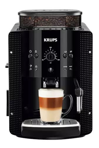 Krups Cafetera Automática 15 Bares con Molinillo de Metal y Pantalla LCD