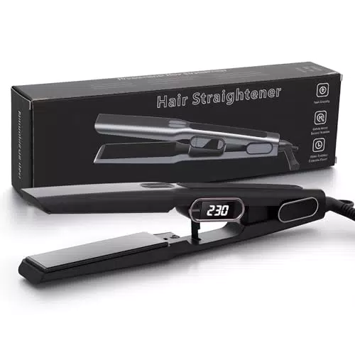 Layhou Plancha de Pelo Profesional con Placas de Cerámica y Calefacción Rápida