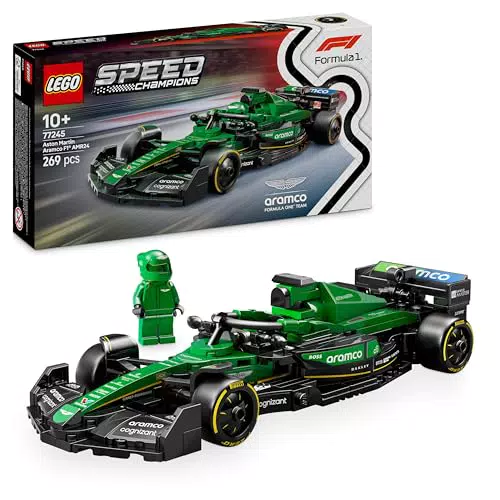 LEGO Speed Champions Coche de Carreras MoneyGram Haas F1 Team VF-24 Vehículo de Juguete con 1 Minifigura de Piloto de Fórmula 1