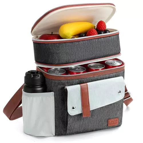 Lekespring Bolsa Termica Porta Alimentos, Bolsa Comida Trabajo para Mujer y Hombre