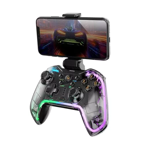 Mars Gaming MGP-BT2, Gamepad Bluetooth 5.0, RGB Neon