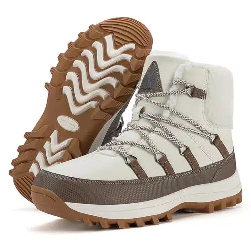 Mishansha Botas de Nieve Mujer Forradas Calentitas Zapatos de Invierno Botines