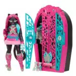 Monster High Catty Noir Skulltimate Secrets Hauntlywood muñeca y accesorios