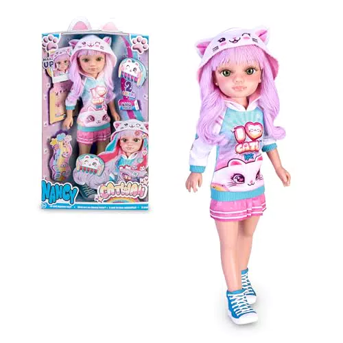 Famosa Nancy Catwaii Muñeca para Peinar y Maquillar Estilo Kawaii Japonés