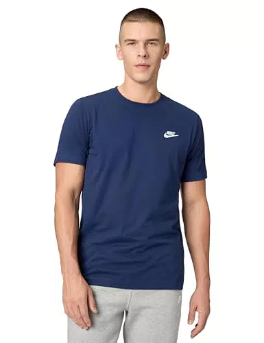 Nike Club Tee Camiseta para Hombre modelo NSW Club, cómoda y casual