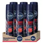 NIVEA MEN Dry Impact Spray desodorante antitranspirante 200 ml