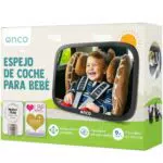 Onco Espejo para Coche Bebé Asiento Trasero Irrompible con Rotación 360°