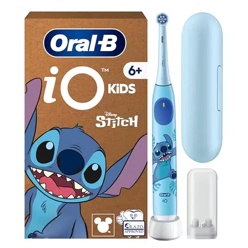Oral-B iO Kids Disney Stitch Cepillo Eléctrico para Niños con Temporizador Musical
