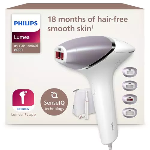 Philips Lumea Serie 8000 BRI949/00 – Depiladora IPL con tecnología SenseIQ