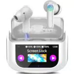 QXUFV Auriculares traductor instantáneo con cancelación de ruido y pantalla LED