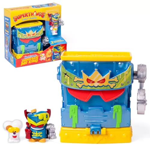 SUPERTHINGS Kazoom Power Hidden Base Mr. King – Juguete de la serie TV Kazoom Power