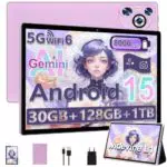 Tablet 10 pulgadas 30GB RAM 128GB ROM WiFi 5G 8000mAh Android GMS Widevine L1