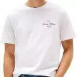 Tommy Hilfiger Camiseta Hombre Outline Script Regular Fit - Oferta Especial