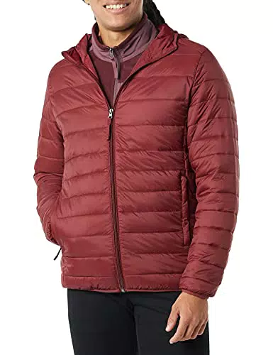 Amazon Essentials Chaqueta Acolchada Ligera y Resistente al Agua para Hombre