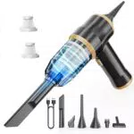 BELIBUY Mini Aspiradora de Mano Inalámbrica para Coche, Hogar y Mascotas