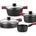 BRA PREMIERE - Batería 7 Piezas Aluminio Fundido Antiadherente